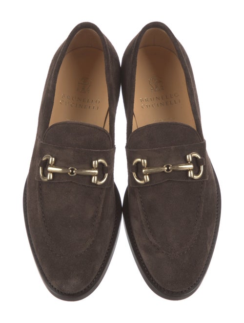 Brunello Cucinelli Suede Dress Loafers