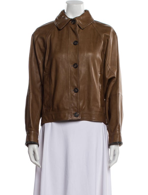 Brunello Cucinelli Leather Jacket