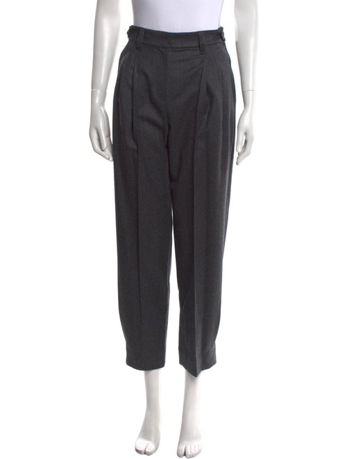 Brunello Cucinelli Virgin Wool Straight Leg Pants