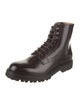 Brunello Cucinelli Leather Combat Boots