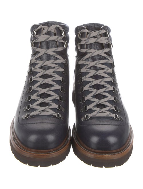 Brunello Cucinelli Leather Hiking Boots