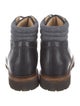 Brunello Cucinelli Leather Hiking Boots