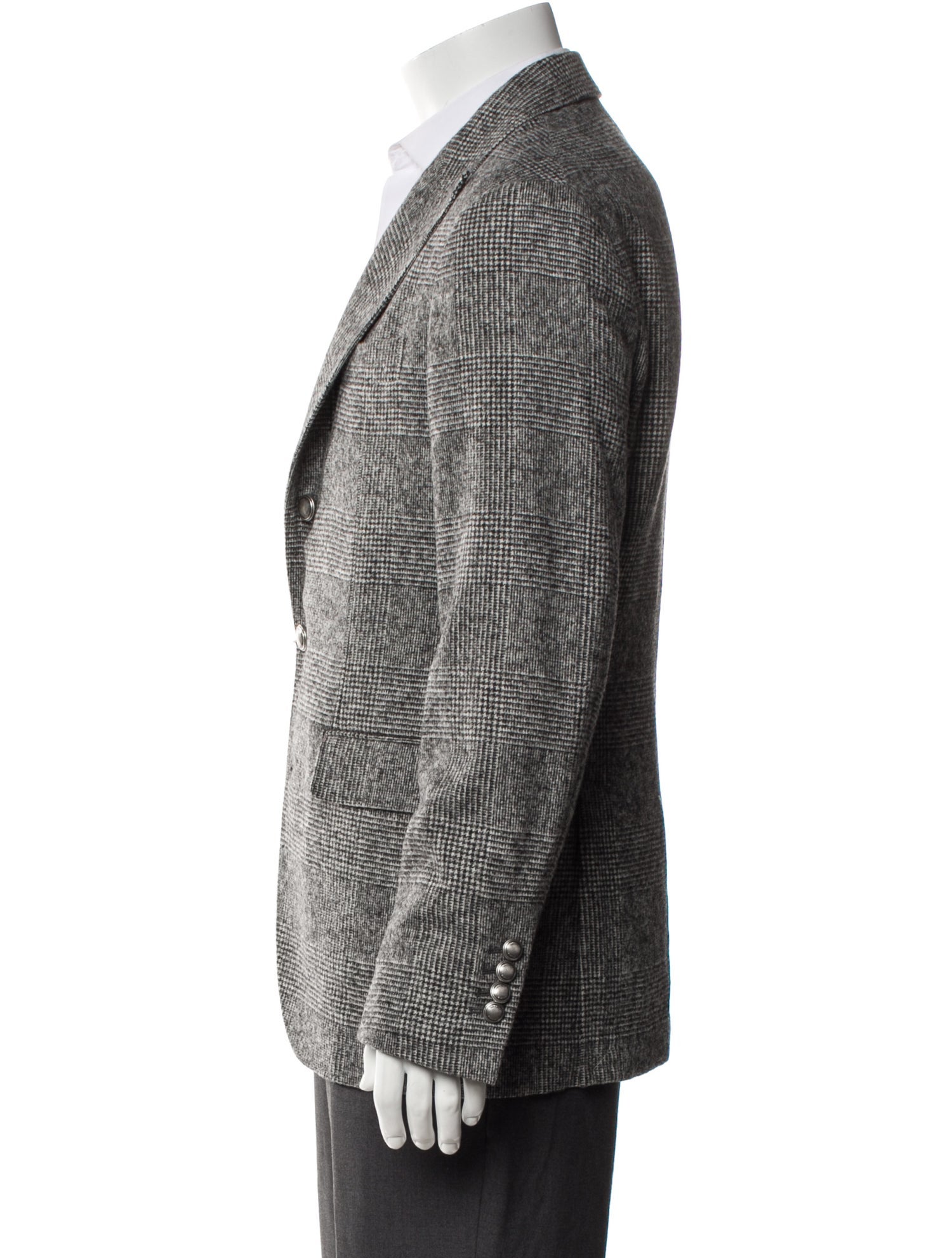 Brunello Cucinelli Plaid Print Sport Coat