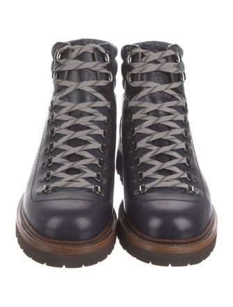 Brunello Cucinelli Leather Hiking Boots