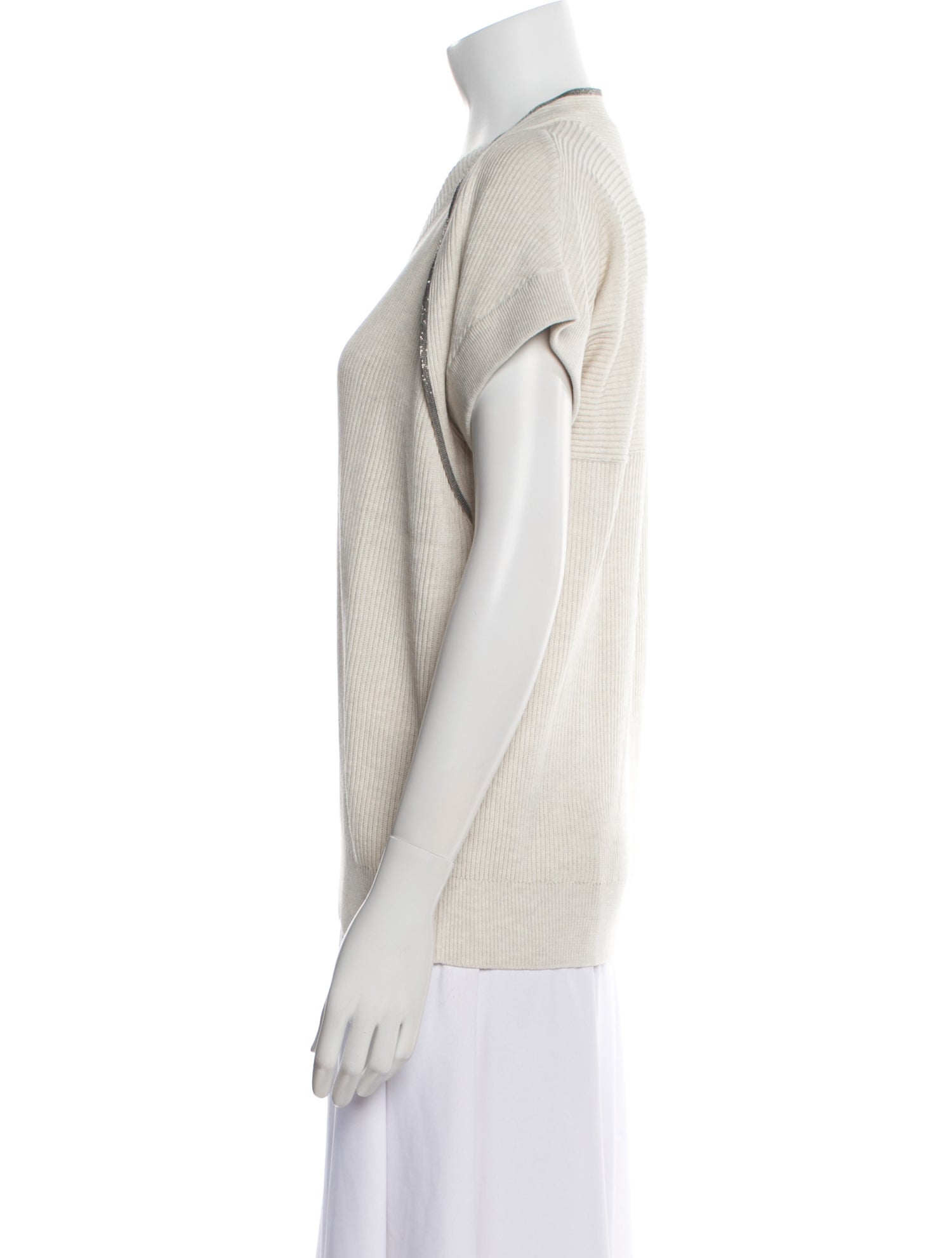 Brunello Cucinelli V-Neck Sweater w/ Tags