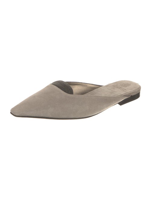 Brunello Cucinelli Suede Mules