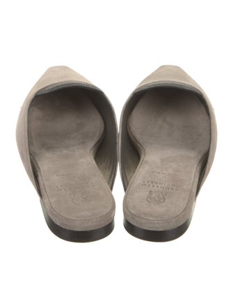 Brunello Cucinelli Suede Mules