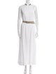 Brunello Cucinelli Mock Neck Long Dress