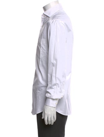 Brunello Cucinelli Striped Long Sleeve Dress Shirt