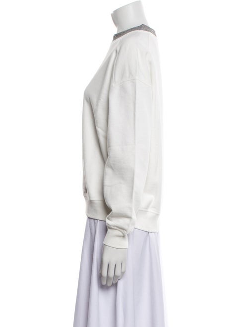 Brunello Cucinelli Mock Neck Long Sleeve Sweatshirt