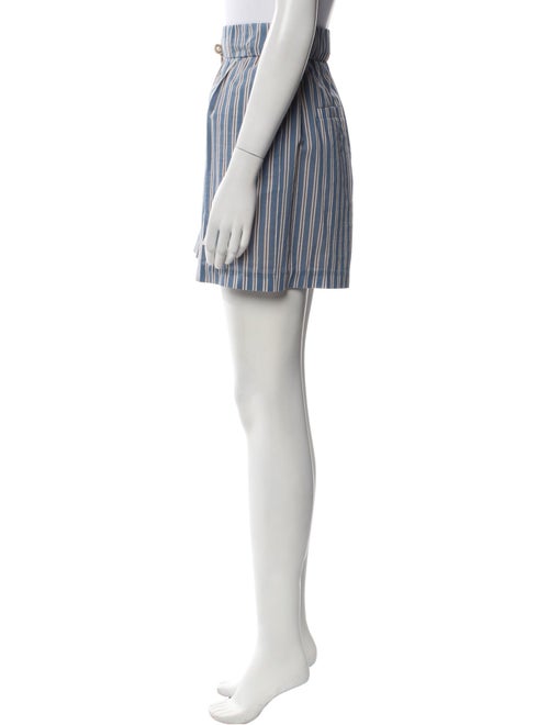 Brunello Cucinelli Striped Mini Shorts