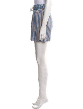 Brunello Cucinelli Striped Mini Shorts