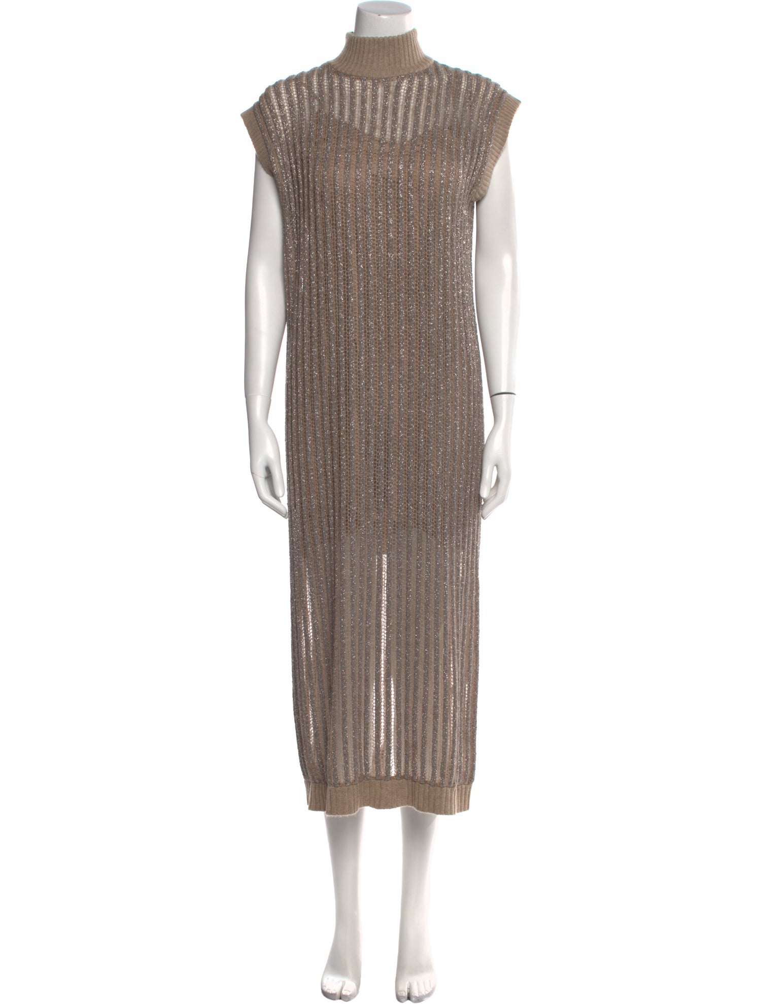 Brunello Cucinelli Turtleneck Long Dress w/ Tags