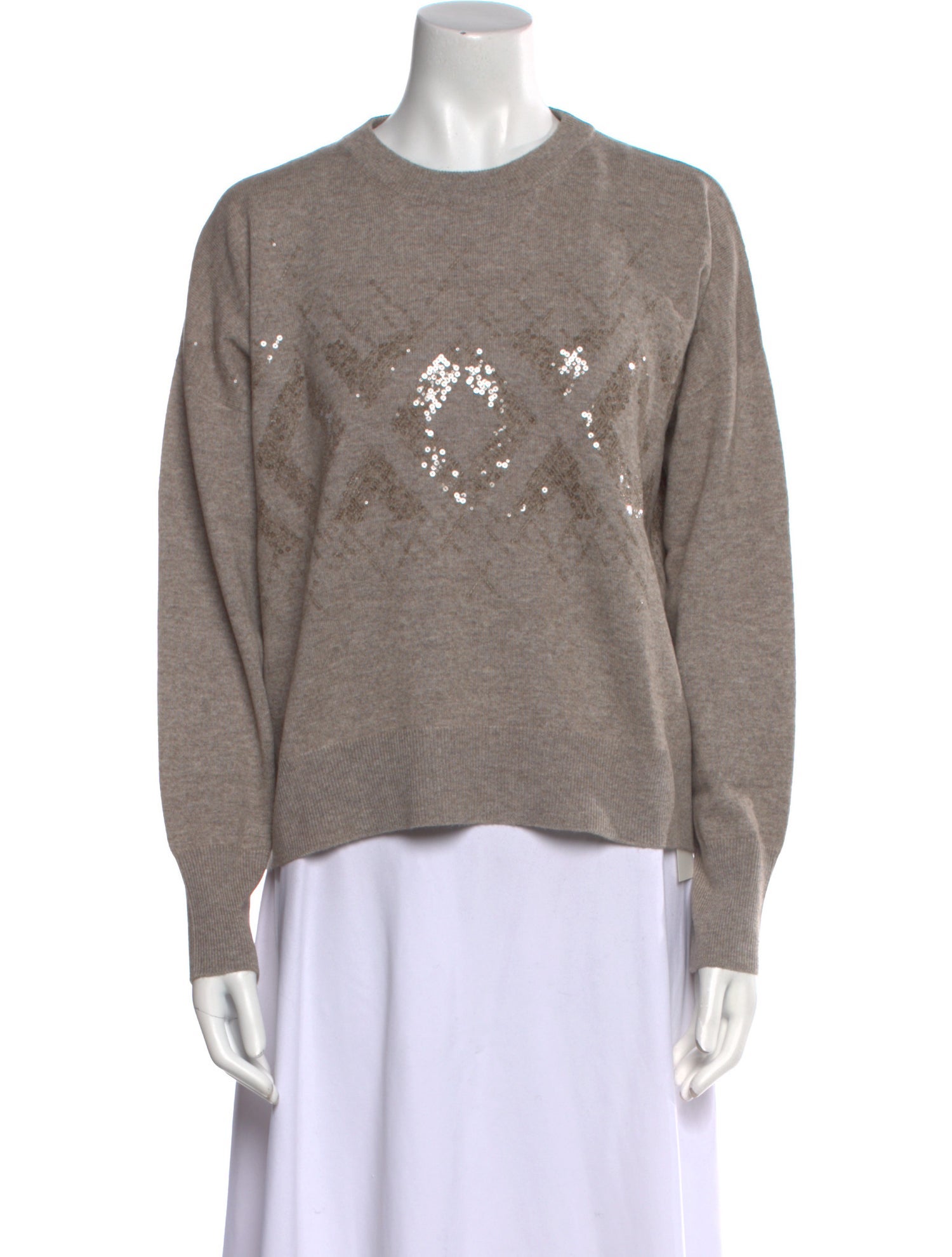 Brunello Cucinelli Virgin Wool Crew Neck Sweater w/ Tags