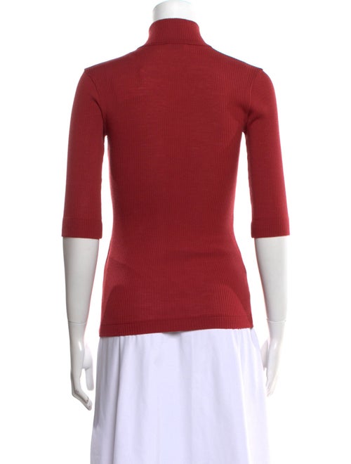 Brunello Cucinelli Wool Mock Neck Top
