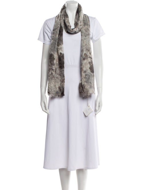 Brunello Cucinelli Cashmere Floral Print Scarf