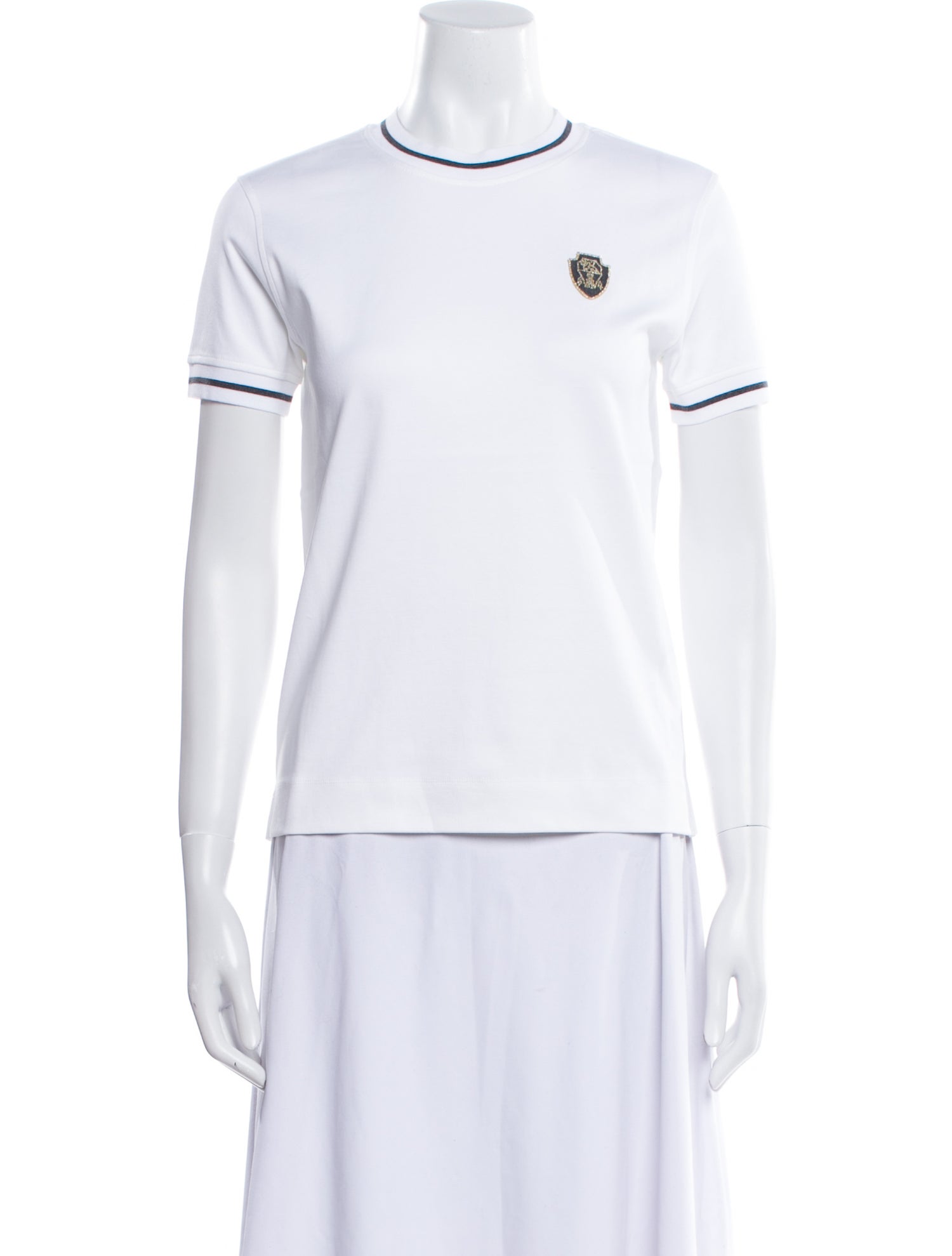 Brunello Cucinelli Crew Neck Short Sleeve T-Shirt