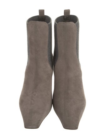 Brunello Cucinelli Suede Chelsea Boots
