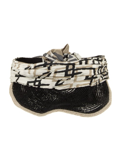 Brunello Cucinelli Patterned Raffia Hat