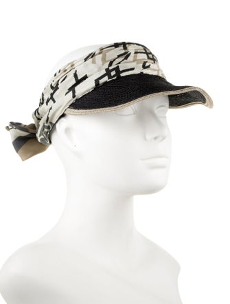 Brunello Cucinelli Patterned Raffia Hat