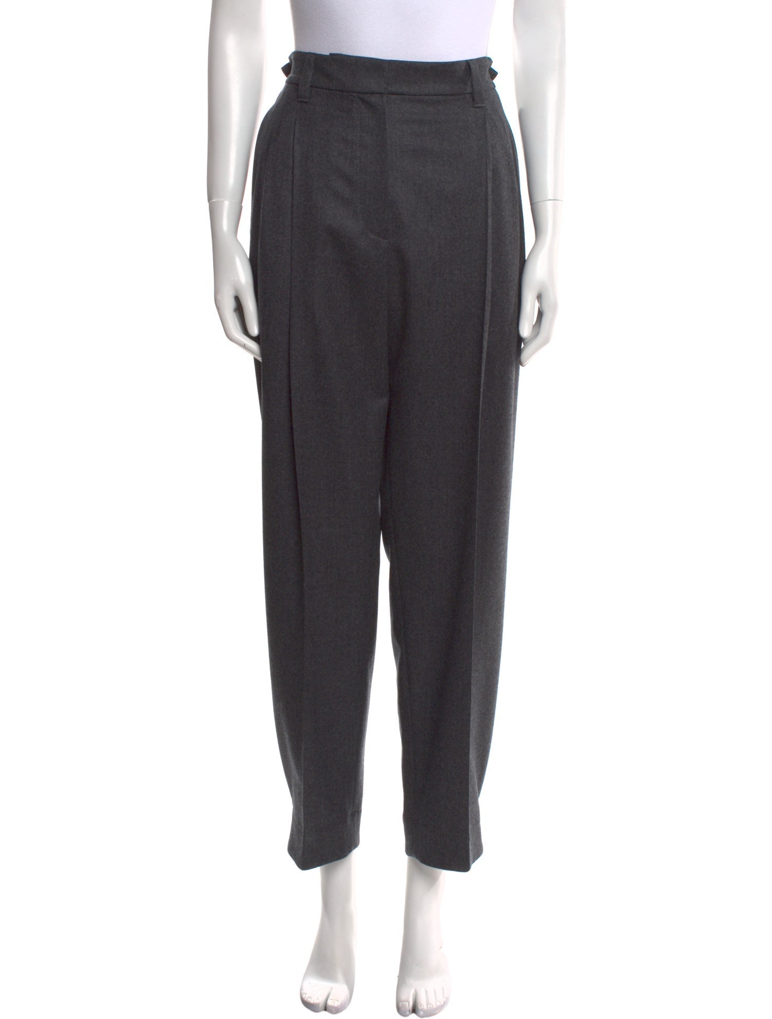 Brunello Cucinelli Virgin Wool Straight Leg Pants