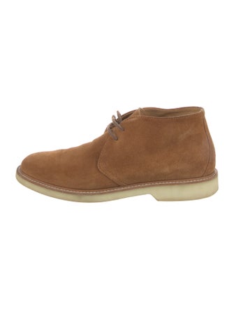 Brunello Cucinelli Suede Lace-Up Boots