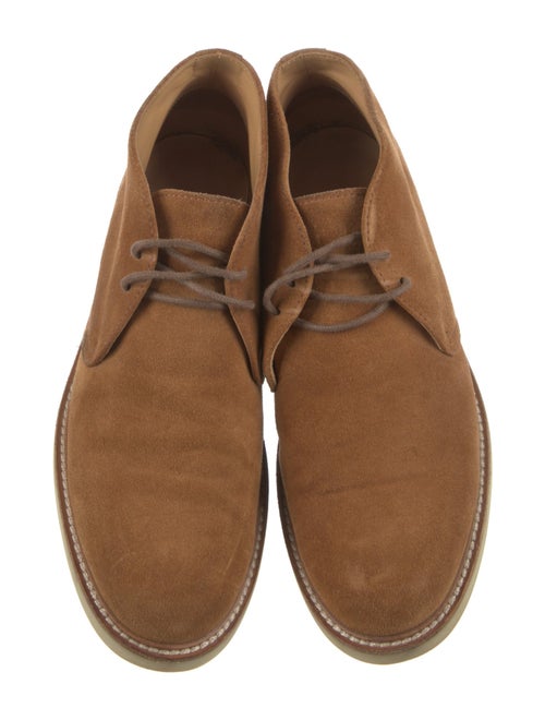 Brunello Cucinelli Suede Lace-Up Boots