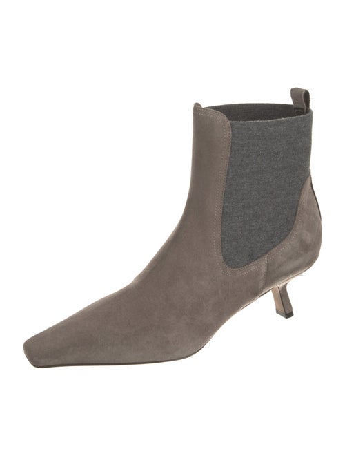 Brunello Cucinelli Suede Sock Boots