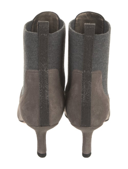 Brunello Cucinelli Suede Sock Boots