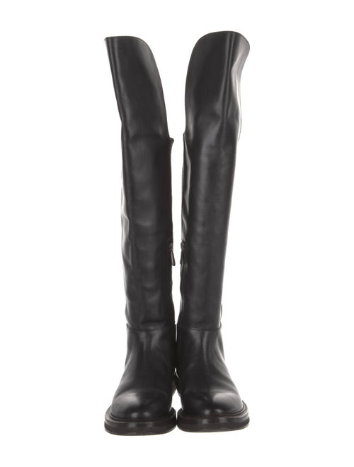 Brunello Cucinelli Monili Leather Riding Boots