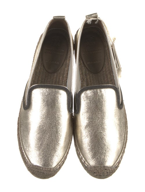 Brunello Cucinelli Leather Espadrilles