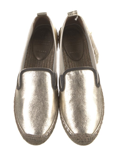 Brunello Cucinelli Leather Espadrilles