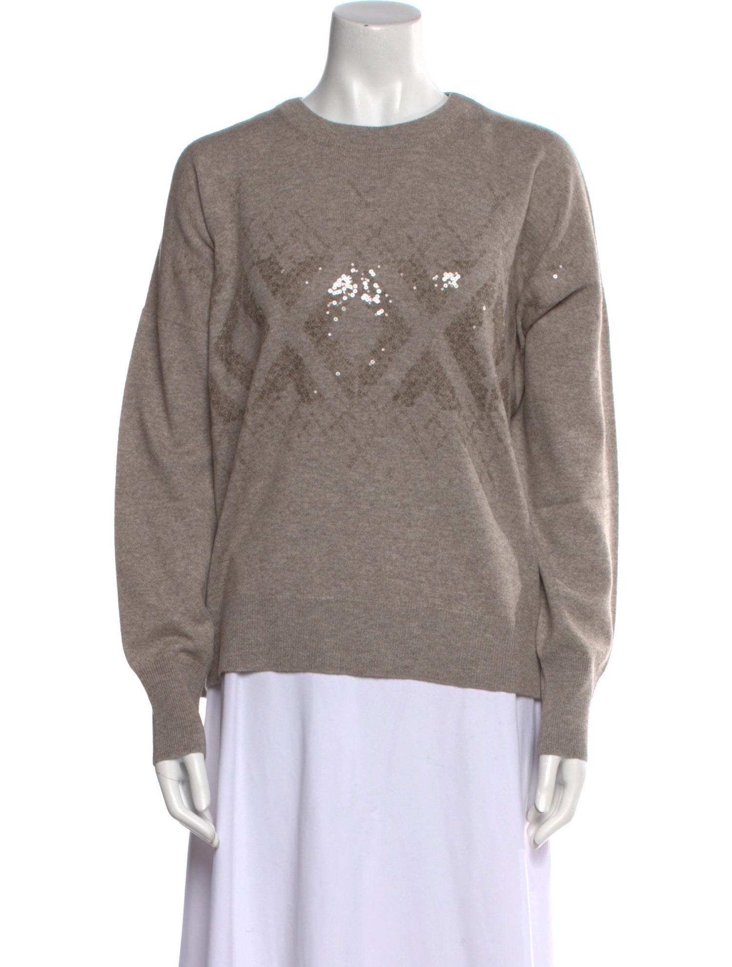 Brunello Cucinelli Virgin Wool Crew Neck Sweater w/ Tags