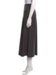 Brunello Cucinelli Wool Midi Length Skirt