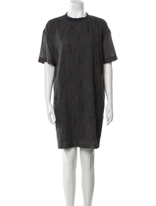 Brunello Cucinelli Wool Mini Dress