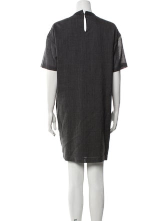 Brunello Cucinelli Wool Mini Dress