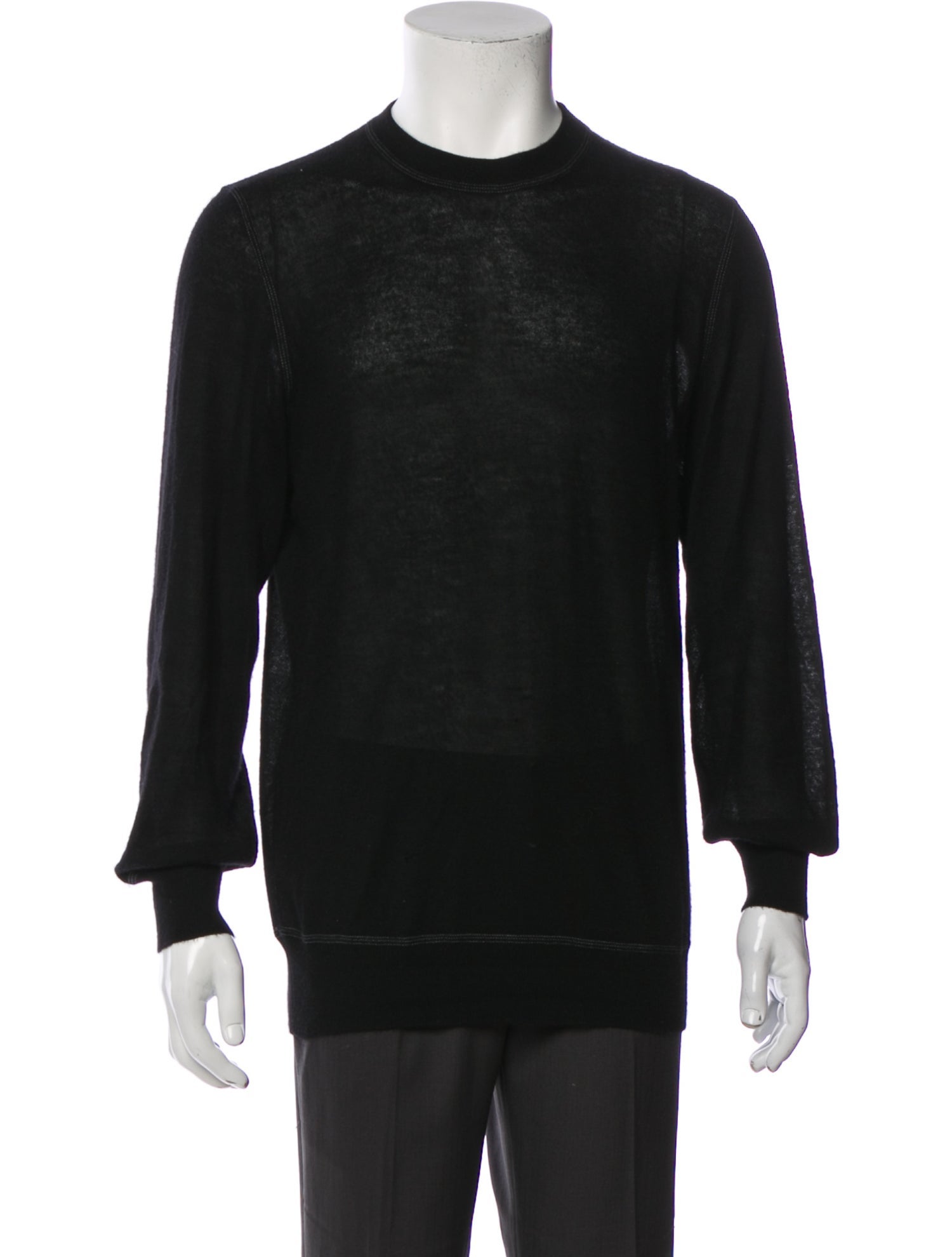 Brunello Cucinelli Cashmere Crew Neck Polo Sweater