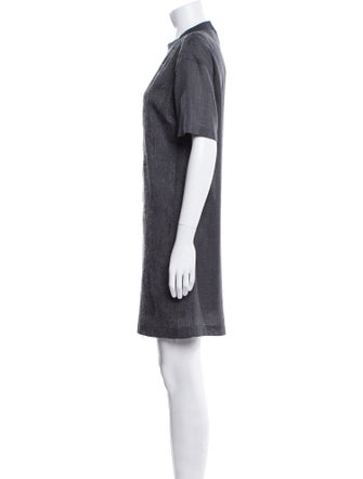Brunello Cucinelli Crew Neck Mini Dress