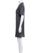 Brunello Cucinelli Crew Neck Mini Dress