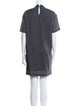 Brunello Cucinelli Crew Neck Mini Dress