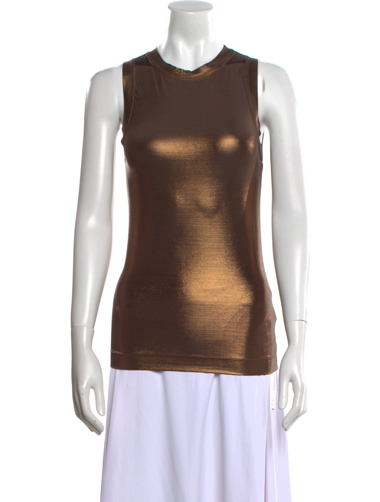 Brunello Cucinelli Crew Neck Sleeveless Top w/ Tags