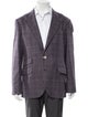 Brunello Cucinelli Plaid Print Blazer