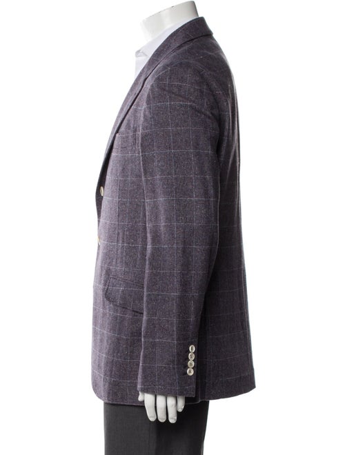 Brunello Cucinelli Plaid Print Blazer
