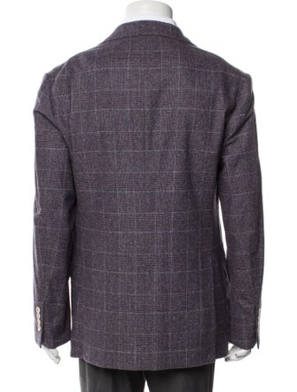 Brunello Cucinelli Plaid Print Blazer