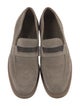 Brunello Cucinelli Monili Suede Loafers