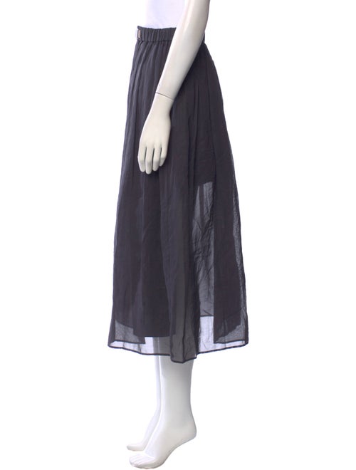 Brunello Cucinelli Beaded Accents Midi Length Skirt