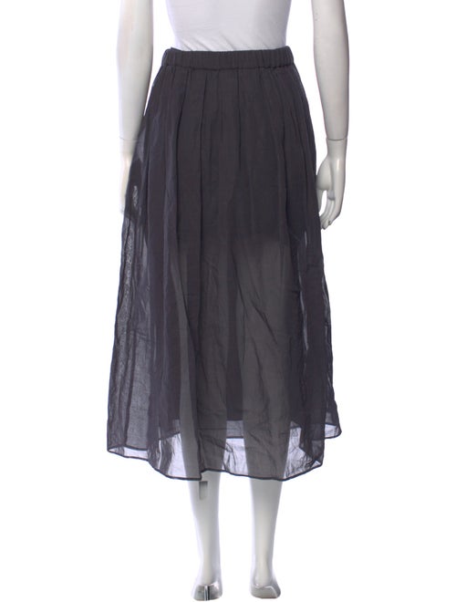 Brunello Cucinelli Beaded Accents Midi Length Skirt