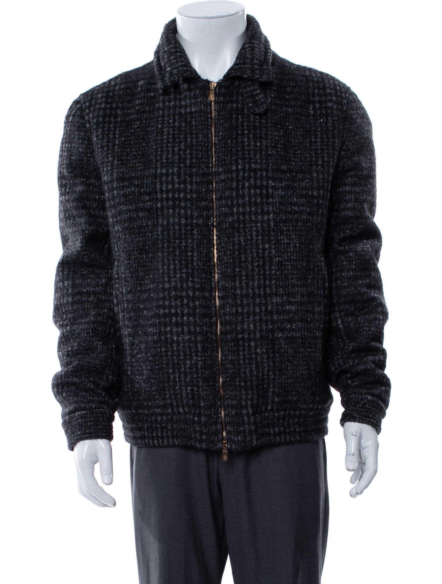 Brunello Cucinelli Plaid Print Jacket w/ Tags