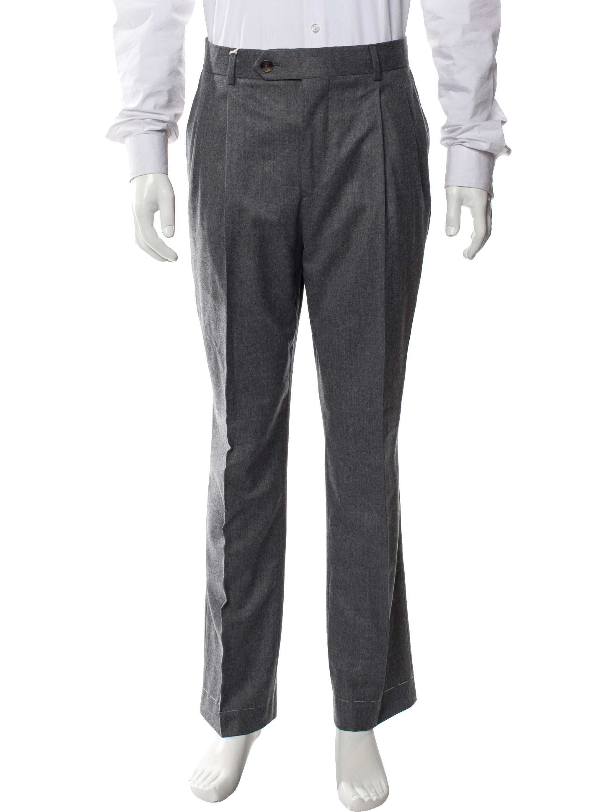 Brunello Cucinelli Virgin Wool Dress Pants