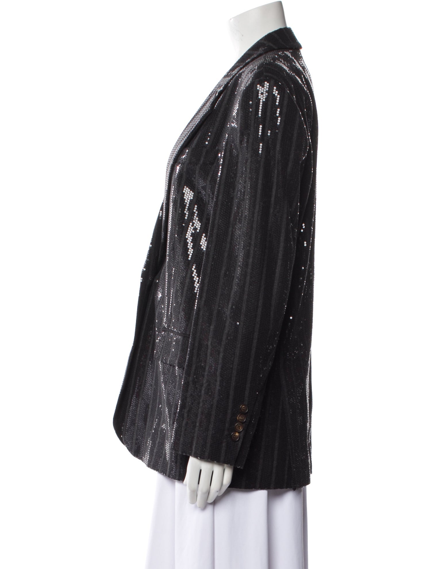 Brunello Cucinelli Virgin Wool Striped Blazer w/ Tags